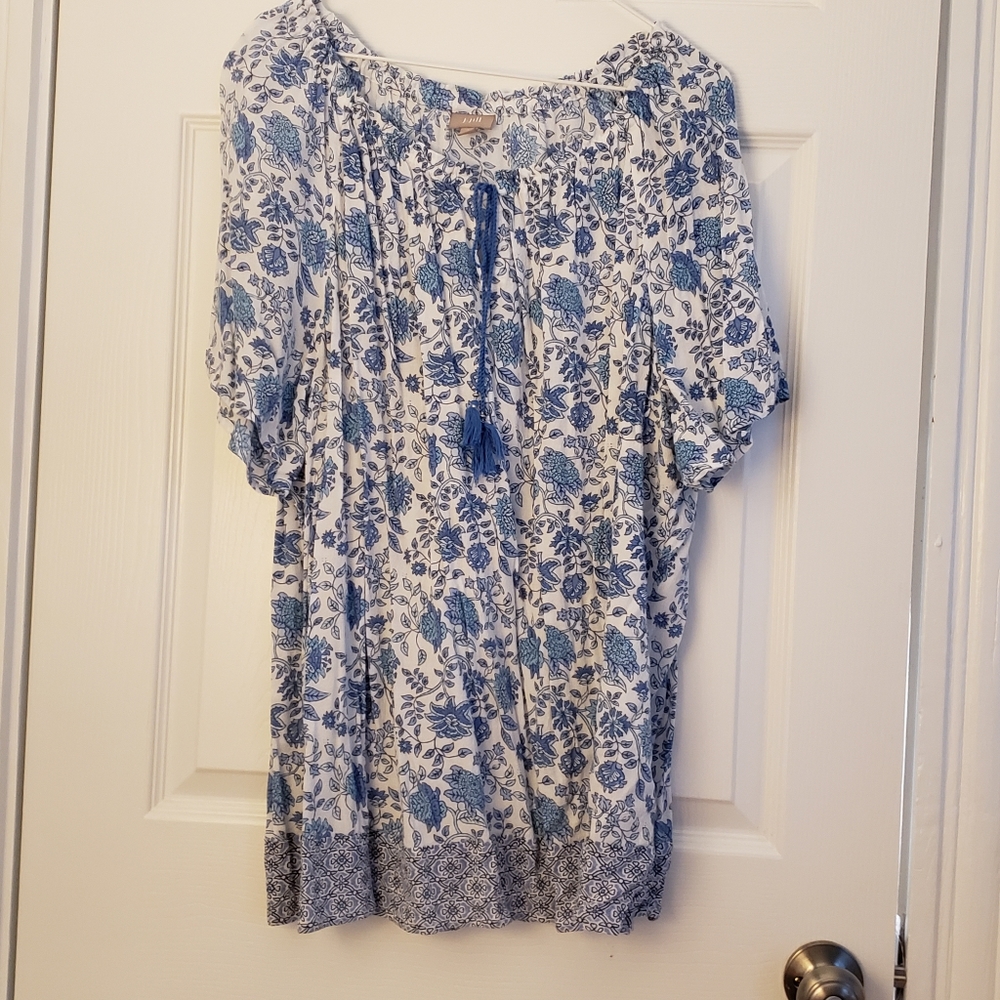 J. Jill Print Blouse